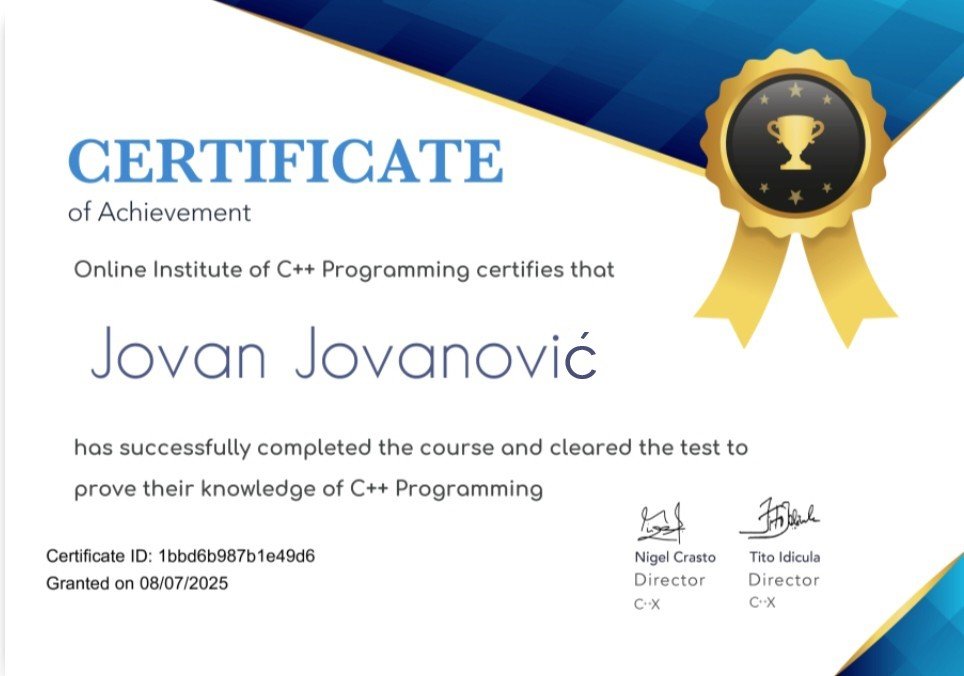 Certificate 4